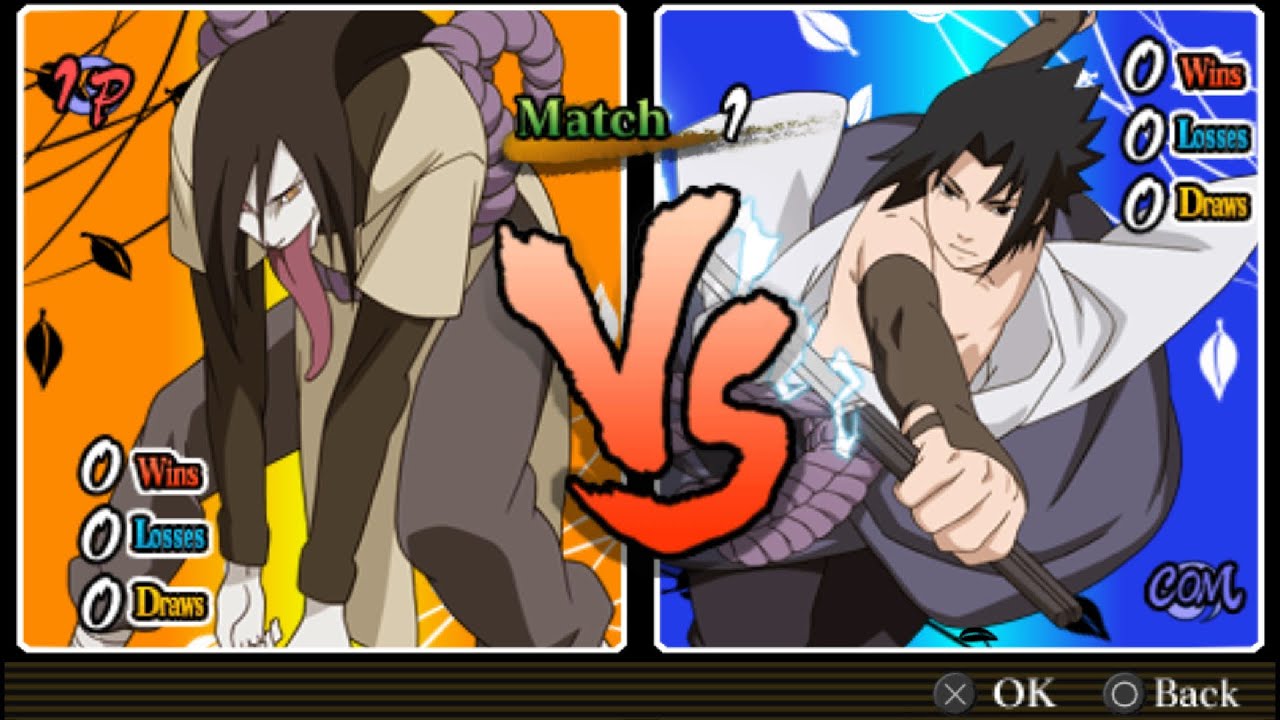 Orochimaru VS Sasuke (ULTIMATE DIFFICULTY) - Naruto Shippuden Ultimate Ninja Heroes 3