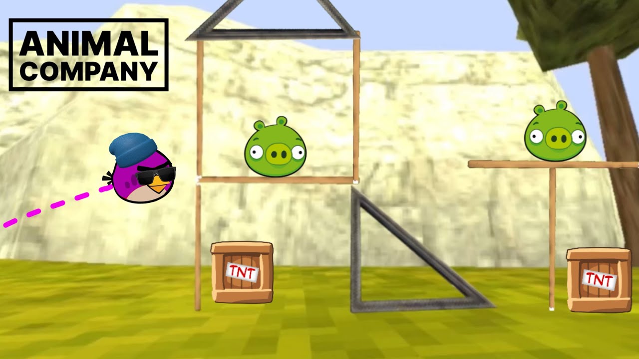I Recreated ANGRY BIRDS In ANIMAL COMPANY (Timmy lore pt 2)