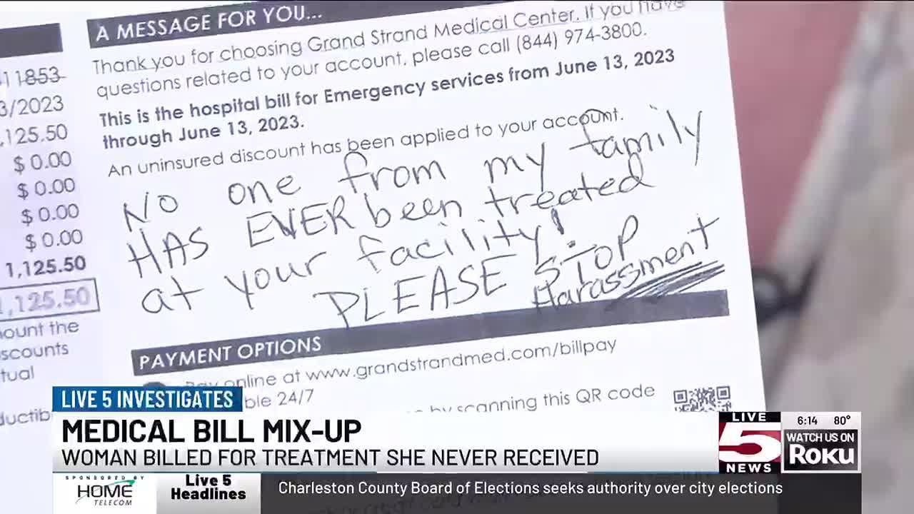 VIDEO: Medical Mix-Up: Charleston woman billed by hospital she's never been to