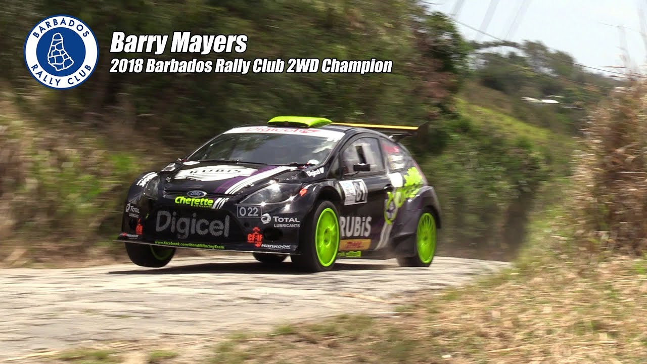 Barry Mayers – 2018 Barbados Rally Club 2WD Champion