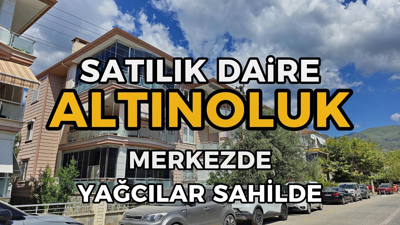 ALTINOLUK YAĞCILAR SATILIK DAİRE/DENİZE 350 METRE/SAHİL TARAFI/AYRI MUTFAK #altınoluk #satılıkdaire