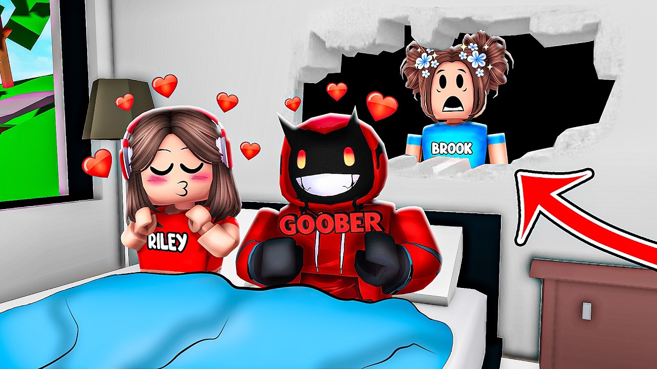 Staying OVERNIGHT In My Sister's WALL..(Brookhaven)