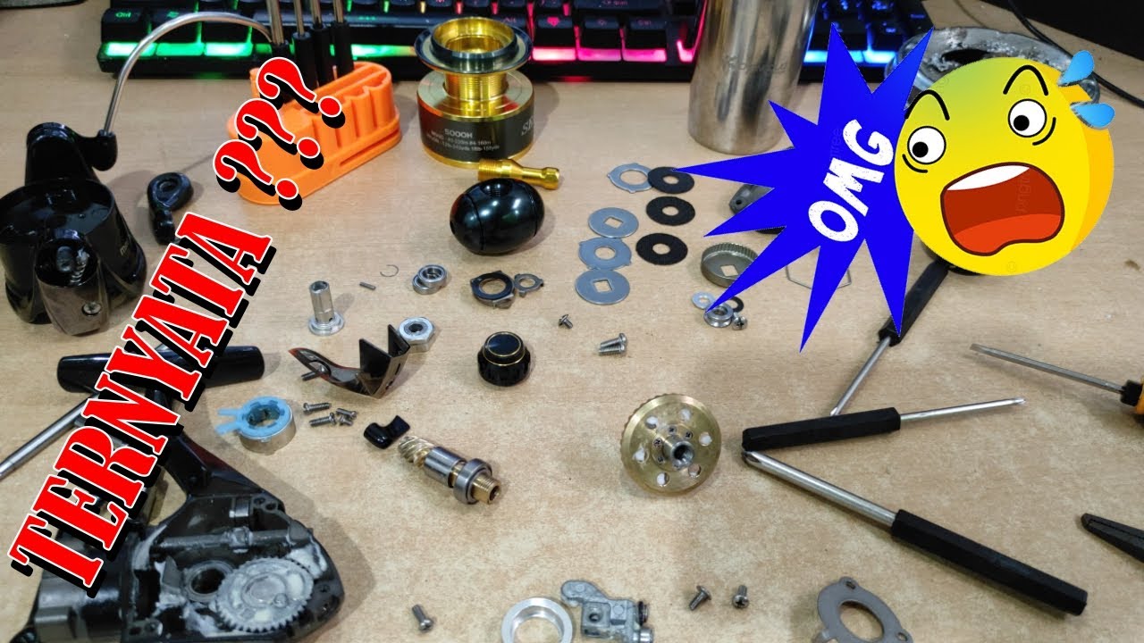 BONGKAR SPINNING REEL MERK LUREKILLER SEABORG DAN TERNYATA‼️