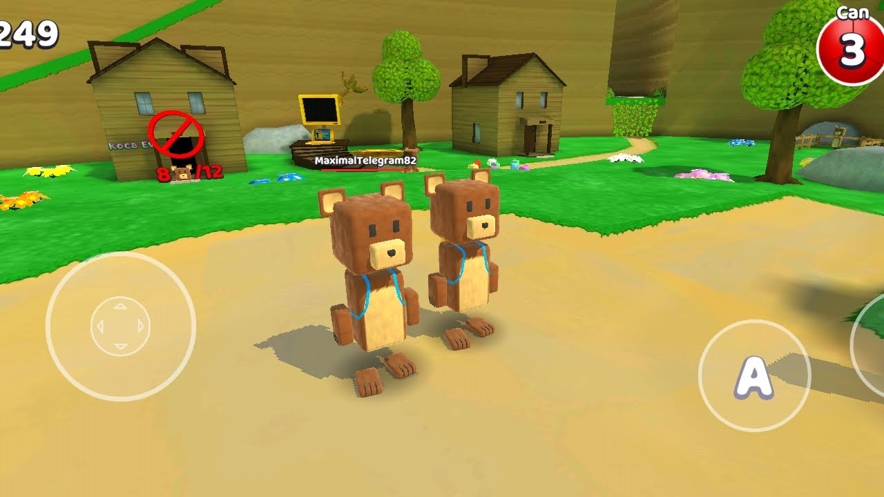 Süper bear advanture oynadık