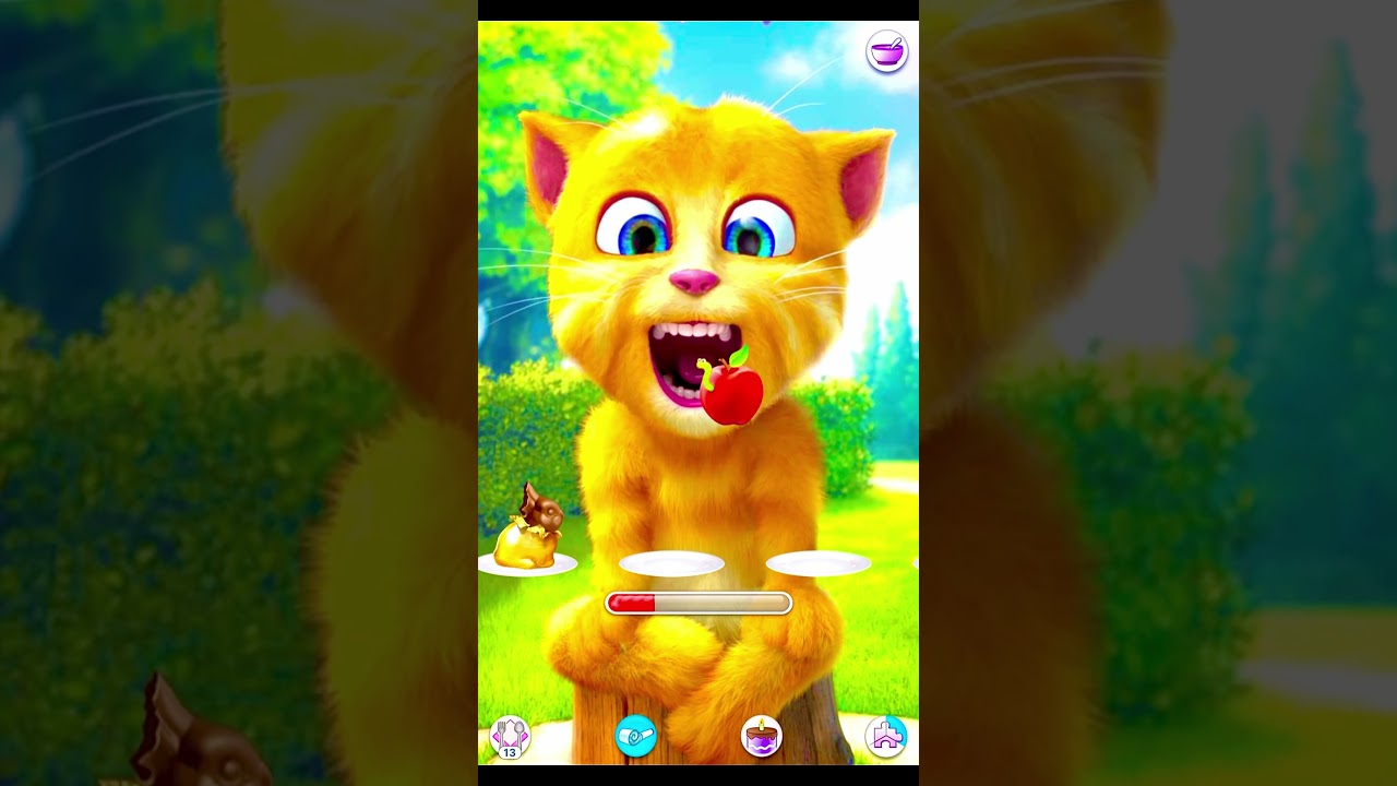 Talking ginger 2 talking tom 2 friends #shorts