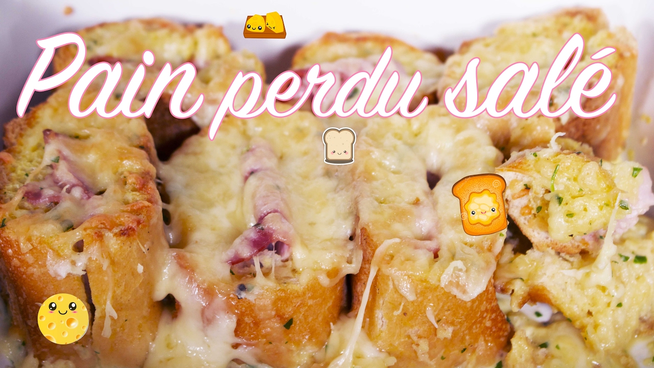 Pain perdu salé jambon-fromage 🥖 🧀