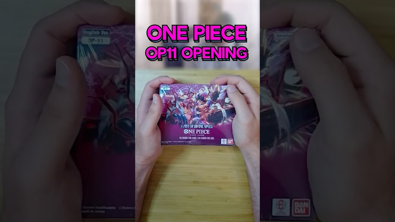 OPENING UP A ONE PIECE OP 11 BOOSTER BOX! (OP-11)