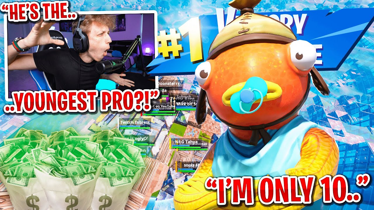 This 10 YEAR OLD is the youngest pro to win my custom scrim... (I was SHOCKED!)