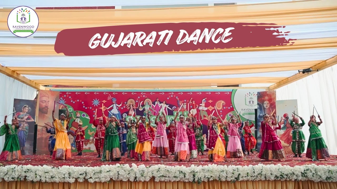 Garba Vibes on Stage 💃🕺 | Gujarati Dance Performance | Ravenwood Annual Function 2025-26