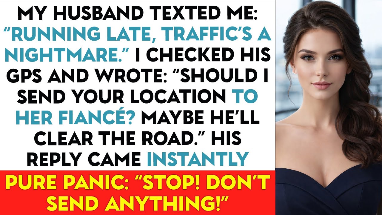 My Husband Texted Me: “Running Late, Traffic’s A Nightmare.” I Checked His GPS And Wrote…