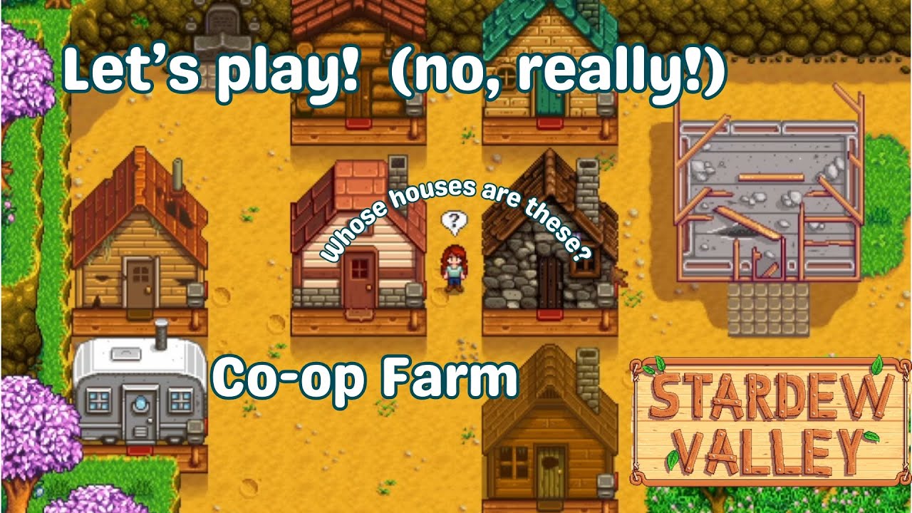 Come and play with me!  Stardew Valley open co-op farm