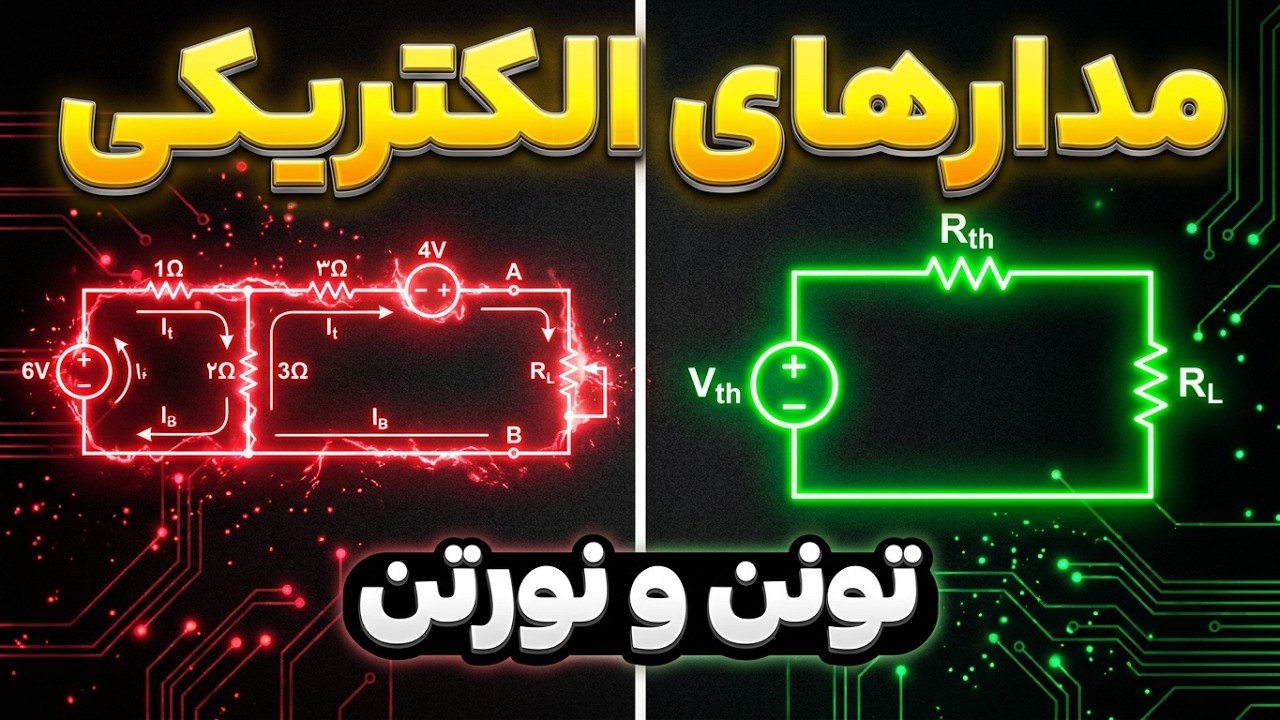 آموزش مدارهای الکتریکی جلسه ی 26 (تونن و نورتن)