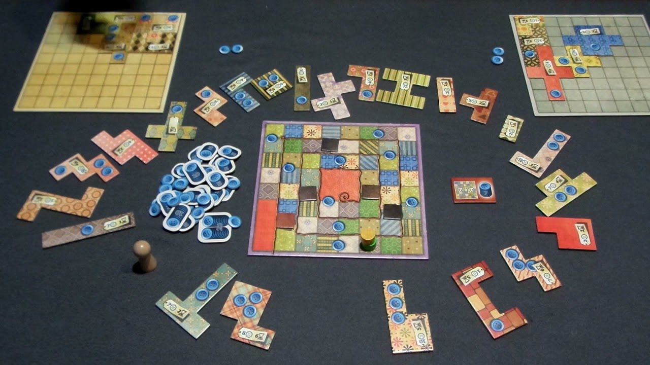 Patchwork - przykładowa rozgrywka