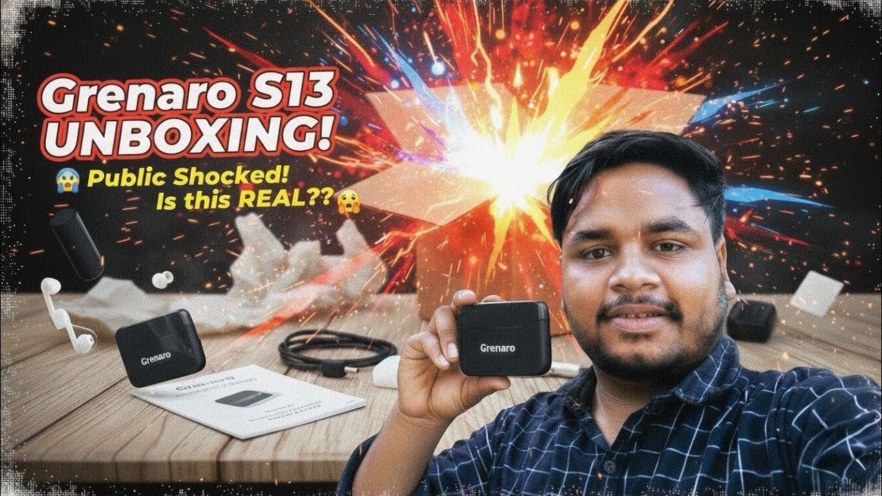 GRENARO S13 UNBOXING. - A powerful microphone on a budget, for content creators