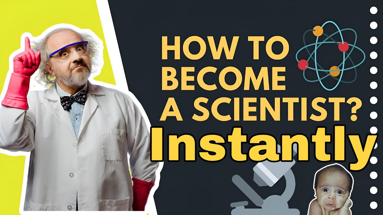 How to become Scientist in 5 Minutes! (No Degree, No Problem) 😎👨&zwj;🔬😌 || #funny #science #comedy #lol