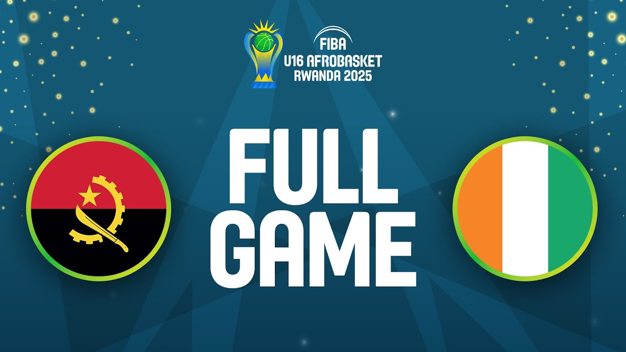 Group Phase | Angola v Côte d'Ivoire | Full Basketball Game | FIBA U16 AfroBasket 2025