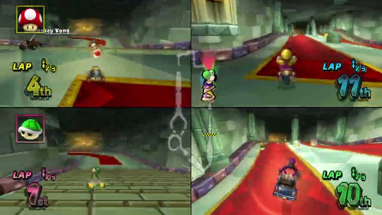 Mario Kart Wii ✦ 4 Players #534 (3 Tracks) 150cc