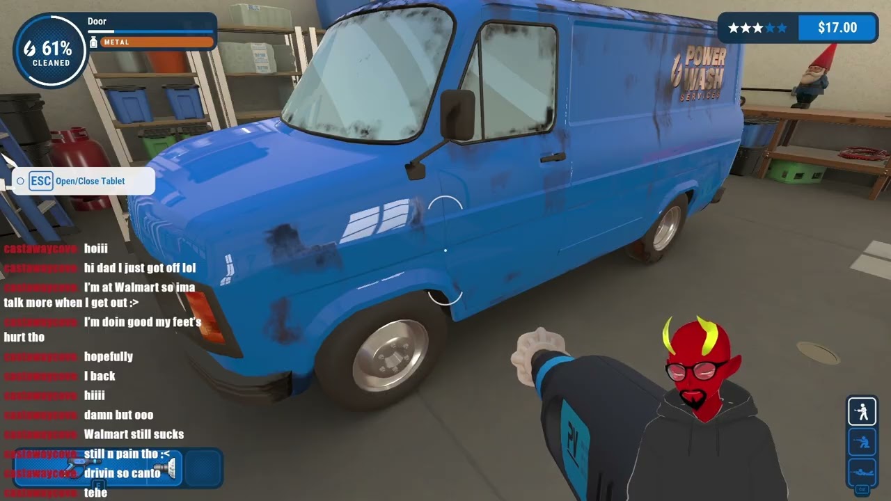 Powerwash Simulator. Calming and soothing. Just cleaning up.