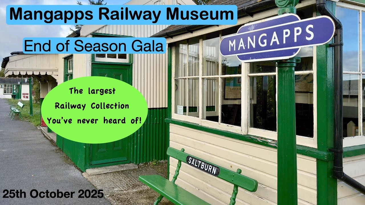 Mangapps Farm Railway & Museum  - End of Season Gala 2025 - a hidden treasure!
