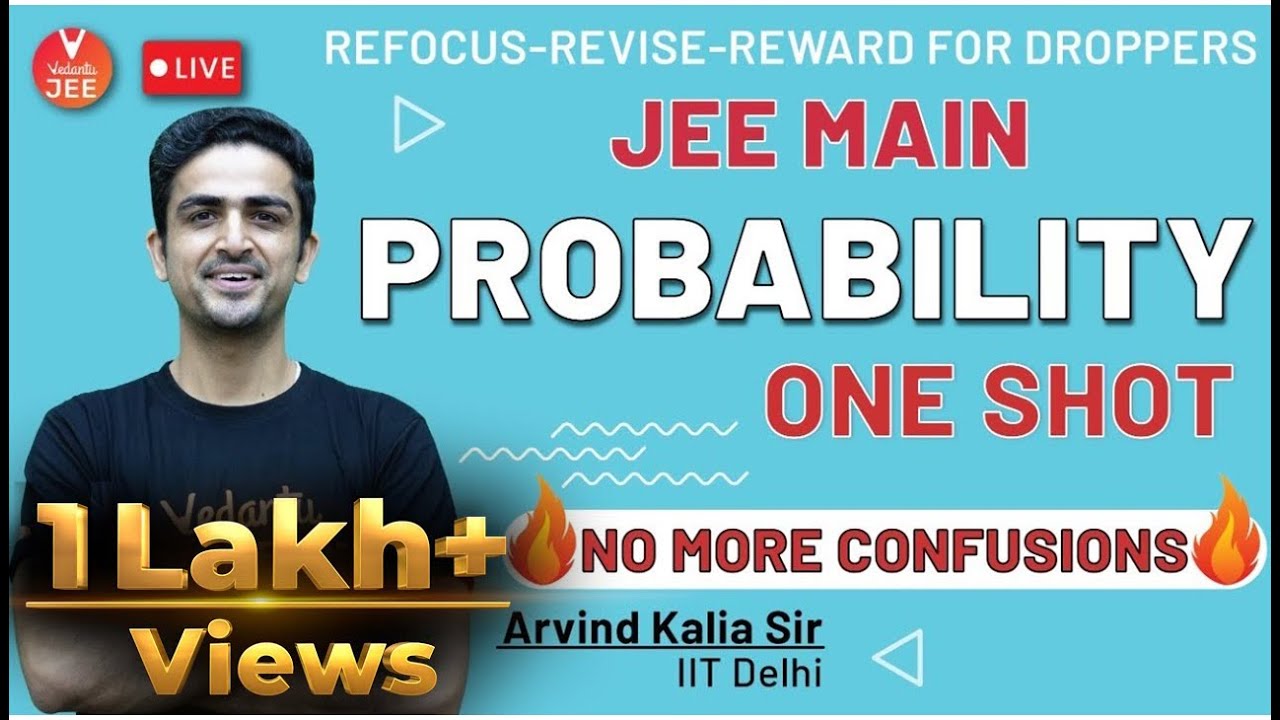 Probability | One Shot | Refocus-Revise-Reward | Arvind Kalia Sir | Vedantu