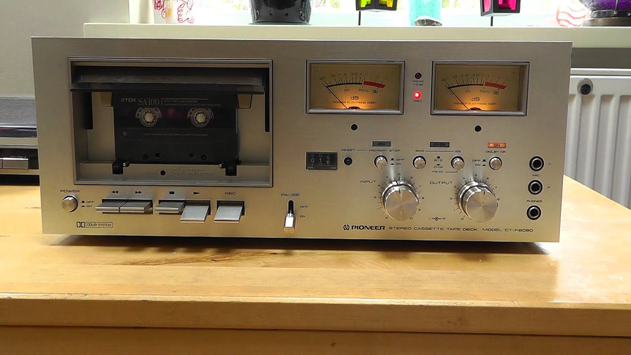 Vintage Pioneer CT-F 8080 Cassette Deck Demo