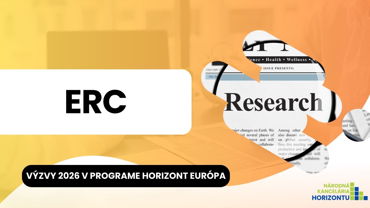 Infodni k výzvam 2026 - ERC Europska rada pre vyskum - HORIZONT EURÓPA
