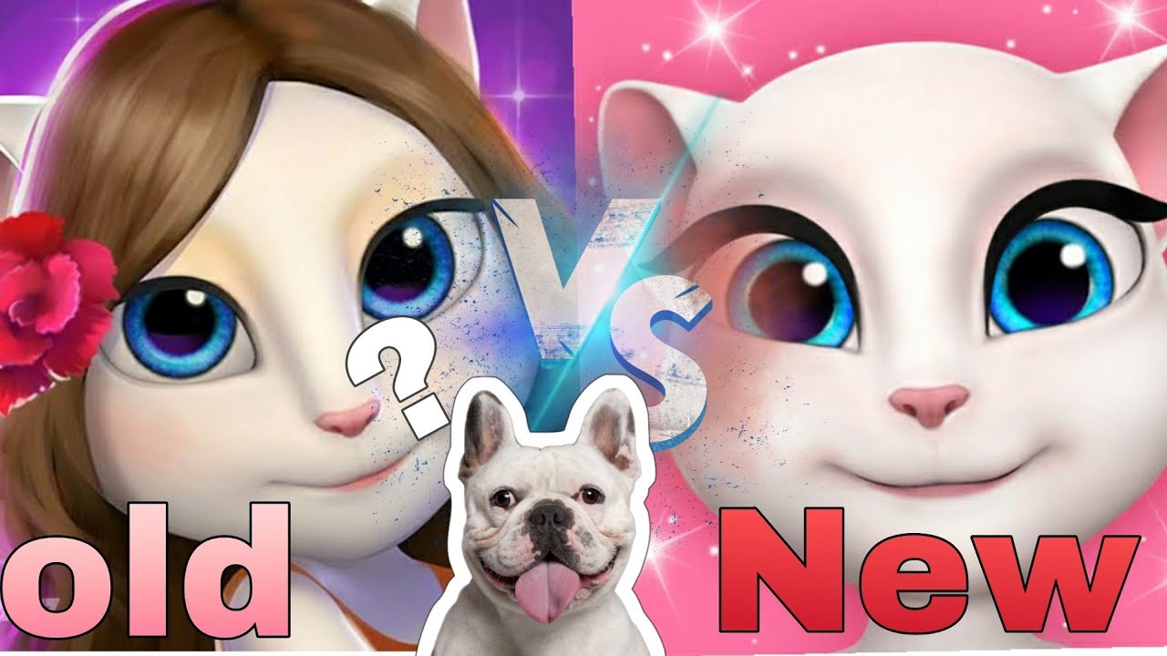 My talking angela Old version VS new version.. Angela gameplay.. need 100 subscribers 😍😍