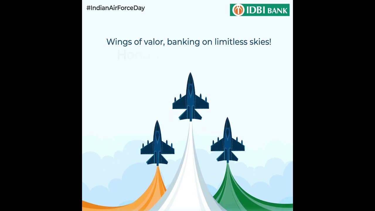 Indian Airforce Day 2024 | IDBI Bank