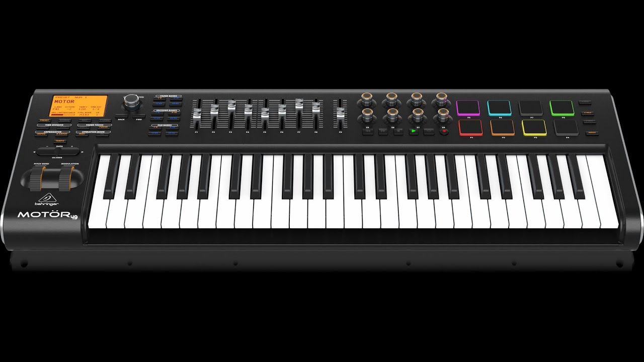 Como configurar  Motor 49 de Behringer