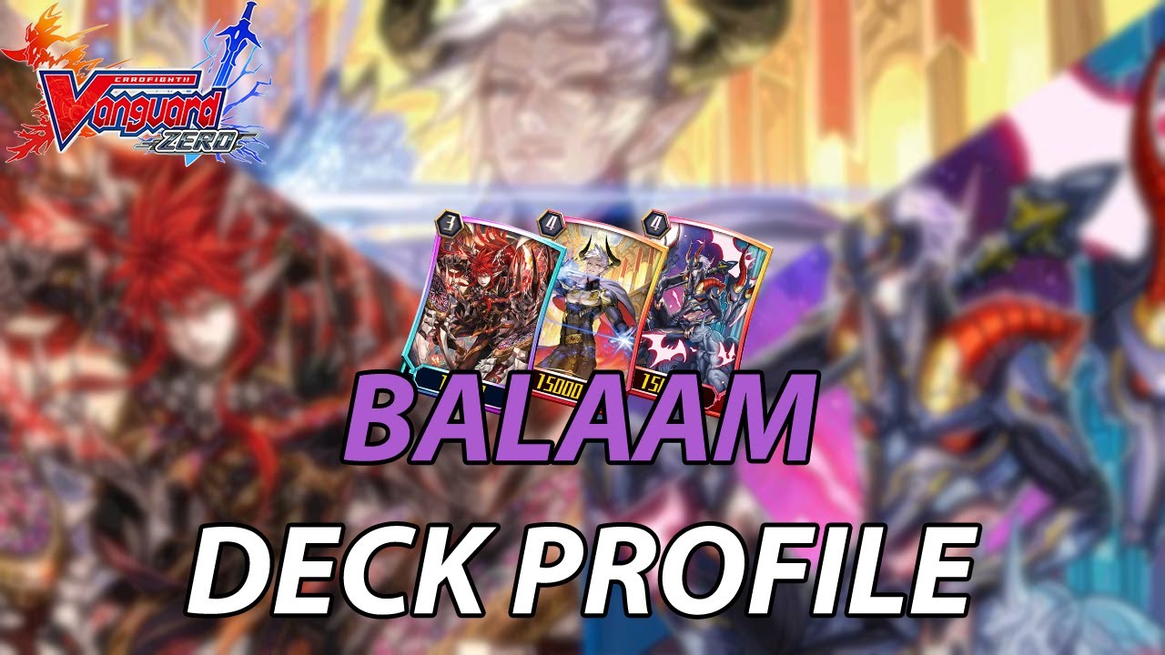 Recycling Stands!│One who Hunts Souls, Balaam Deck Profile and Gameplay│Cardfight!! Vanguard Zero