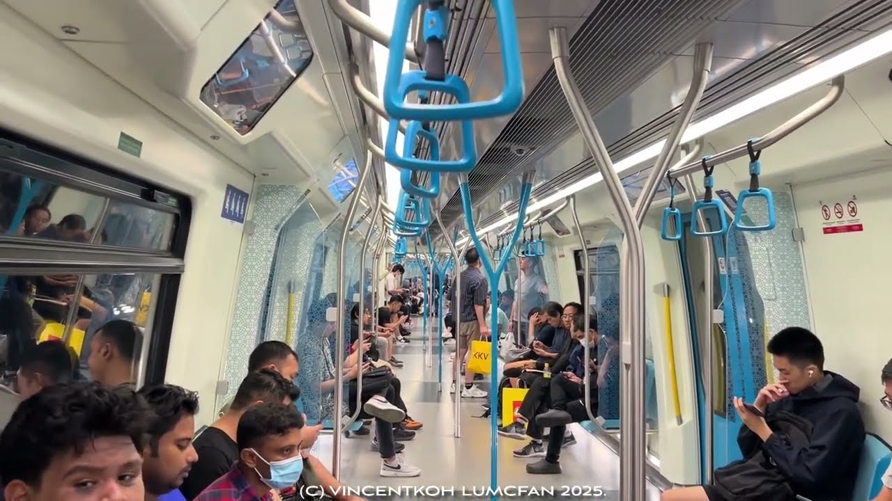 Journey on MRT Kajang Line from Phileo Damansara to Pusat Bandar Damansara