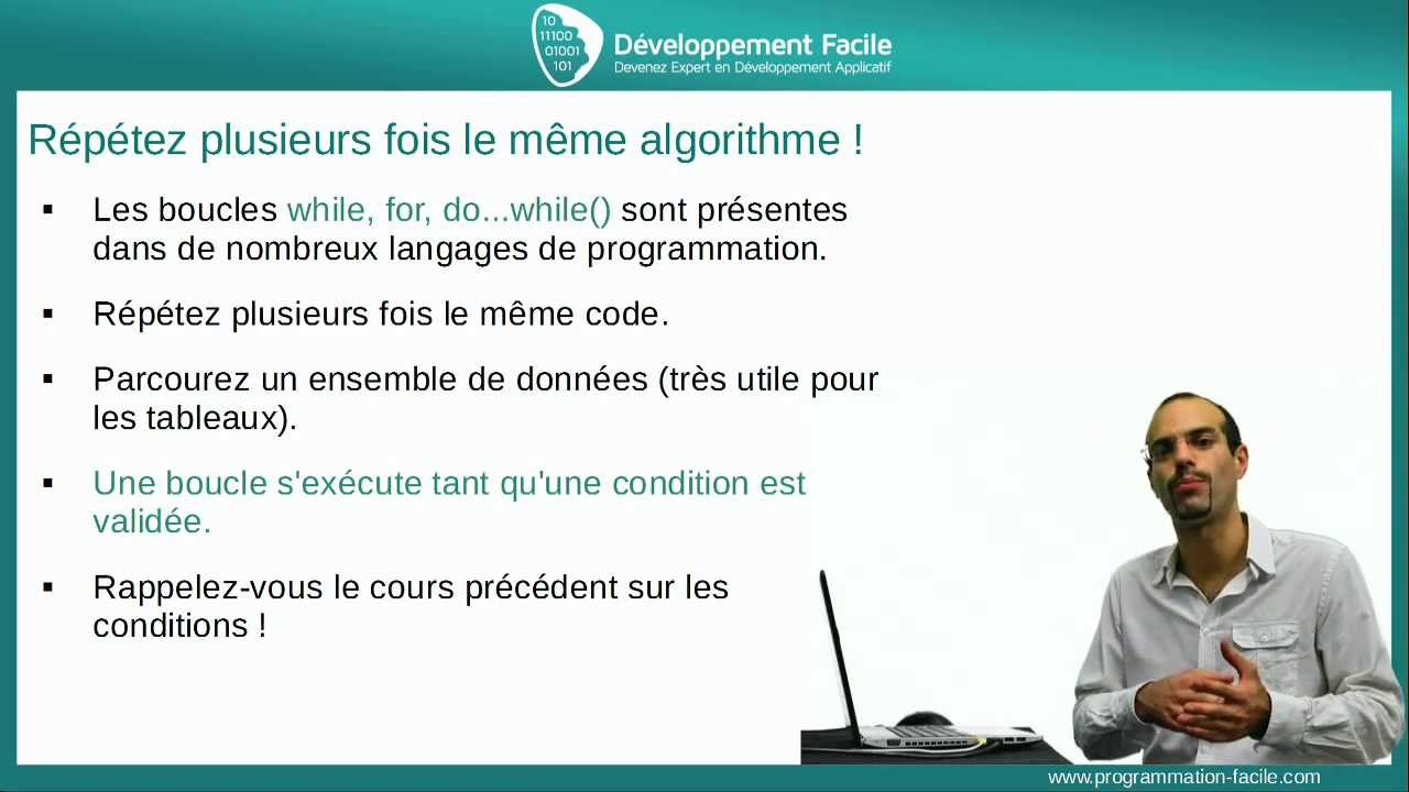 Comment utiliser les boucles en programmation&nbsp;?