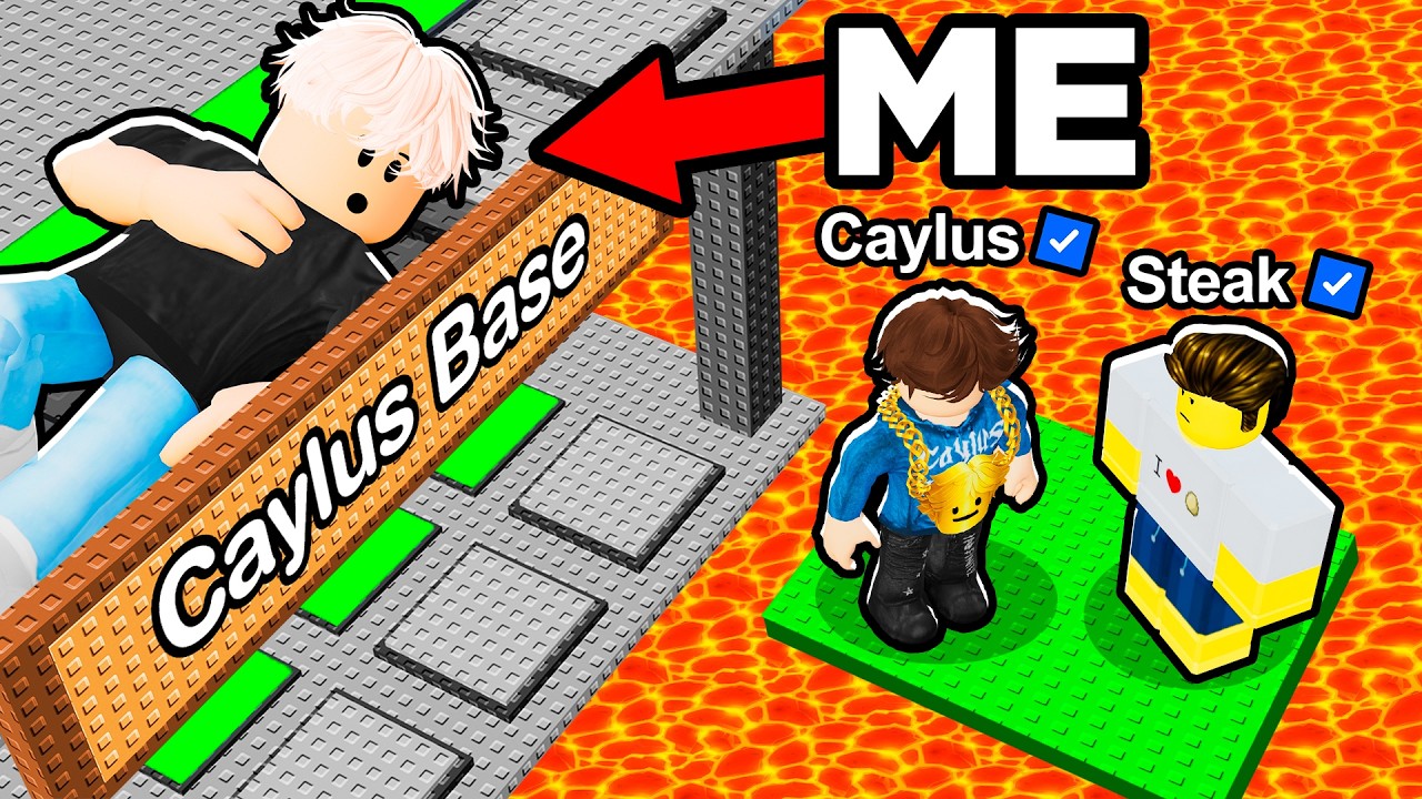 Я пробрался на сервер владельца CAYLUS в игре Survive Lava, чтобы получить Brainrots!