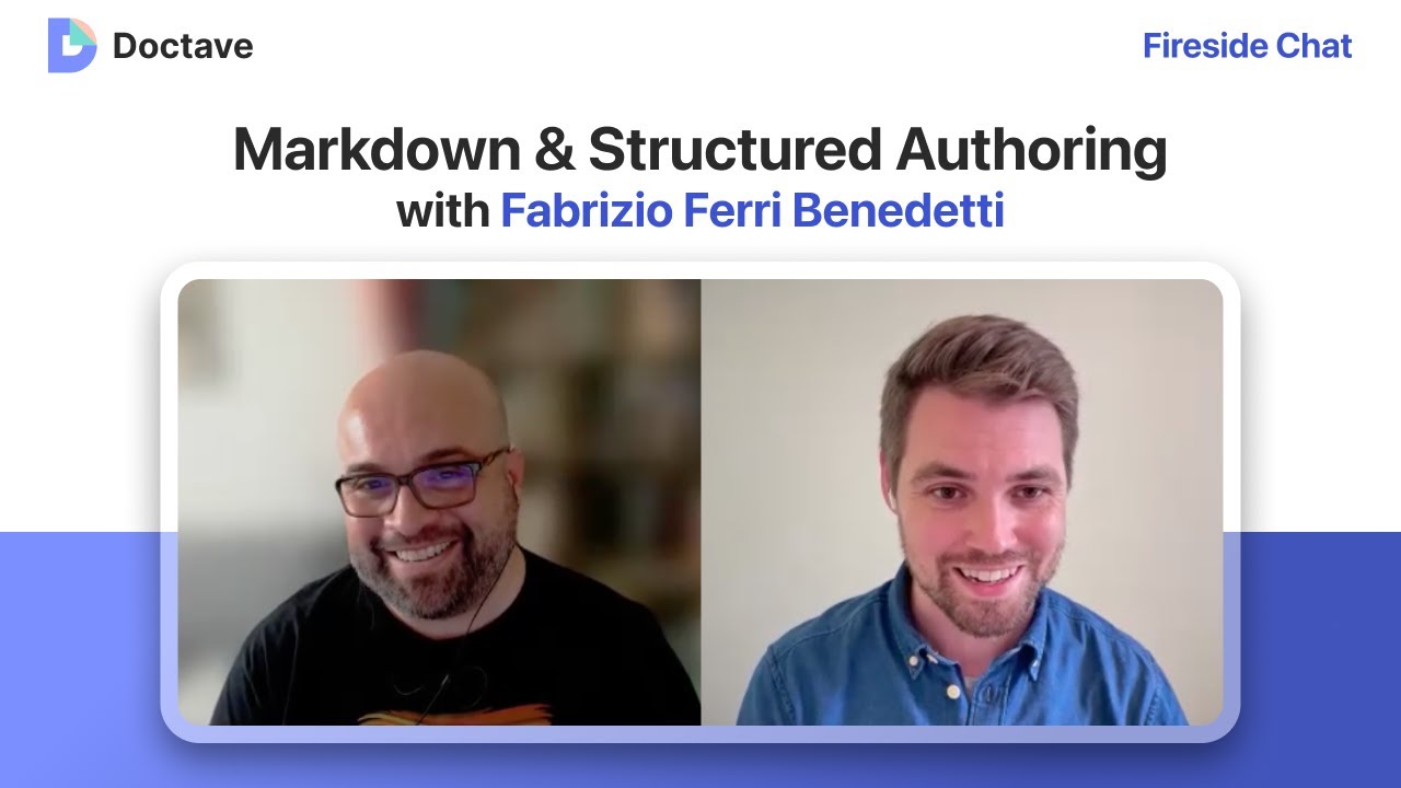 Markdown & Structured Authoring with Fabrizio Ferri-Benedetti