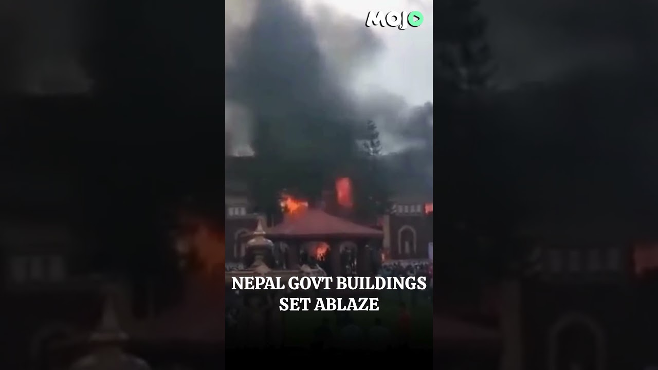 Watch: Nepal Government Buildings Set Ablaze as Protests Escalate