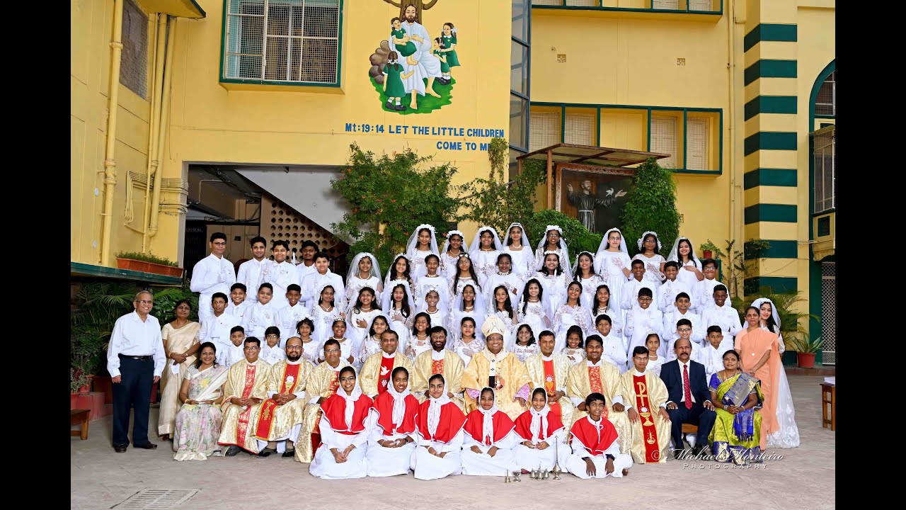 First Holy Communions at St. Joseph's Cathedral HYD/28-11-2021/ Most Rev. Dr. Poola Anthony