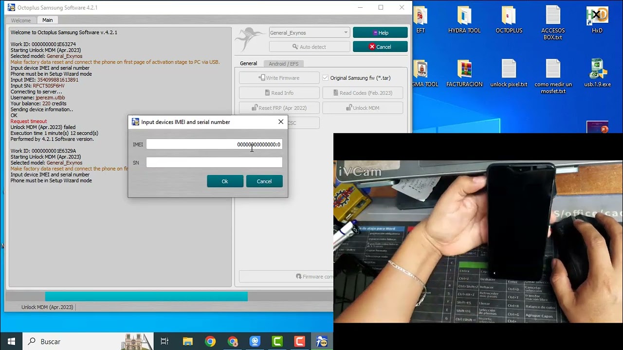 A33 KG LOCKED POR USB ACTUALIZACION DE OCTOPLUS