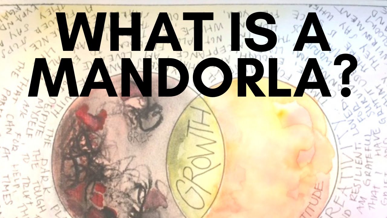 How to Draw a Double Mandala | What is a Mandorla for Grief and Joy?