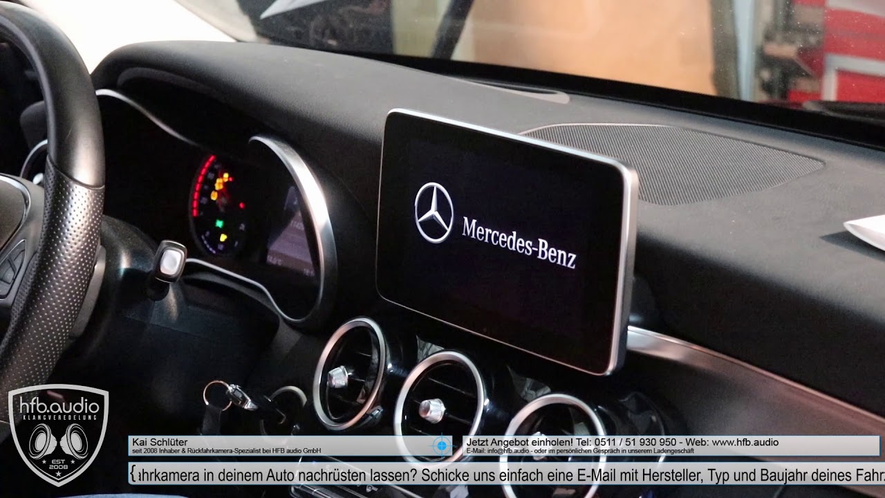 Mercedes C Klasse W205 Rückfahrkamera und DAB+ nachrüsten Hannover