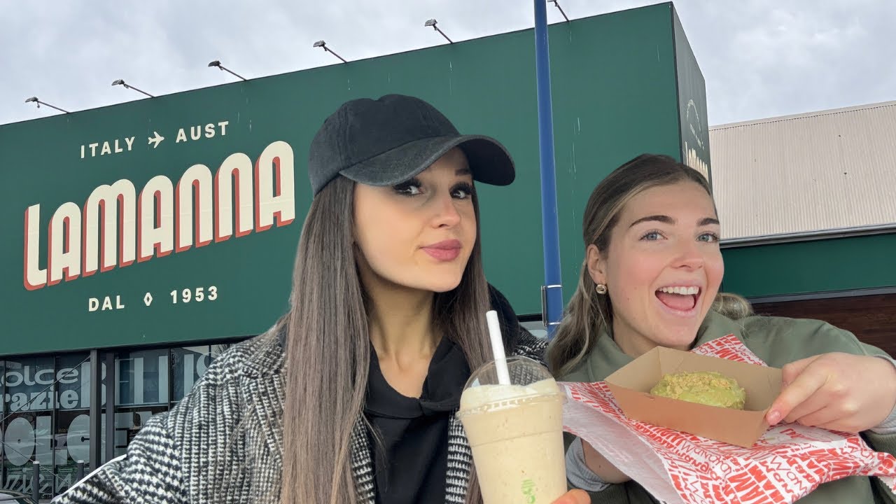 Australian girls try an Italian supermarket! LaManna vlog, Viral food taste test
