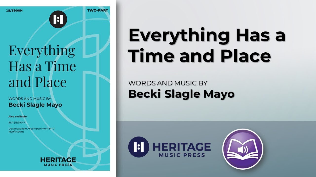 Everything Has a Time and Place (Two-part) | Becki Slagle Mayo