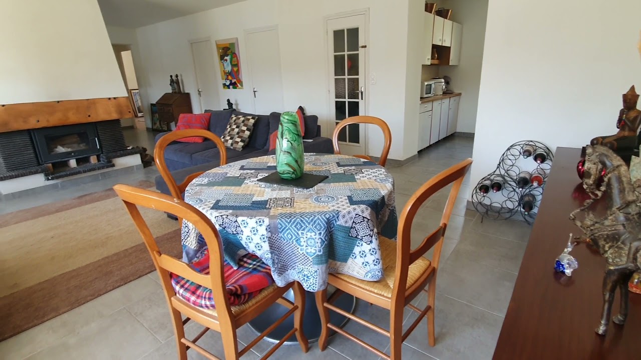 Maison avec étang