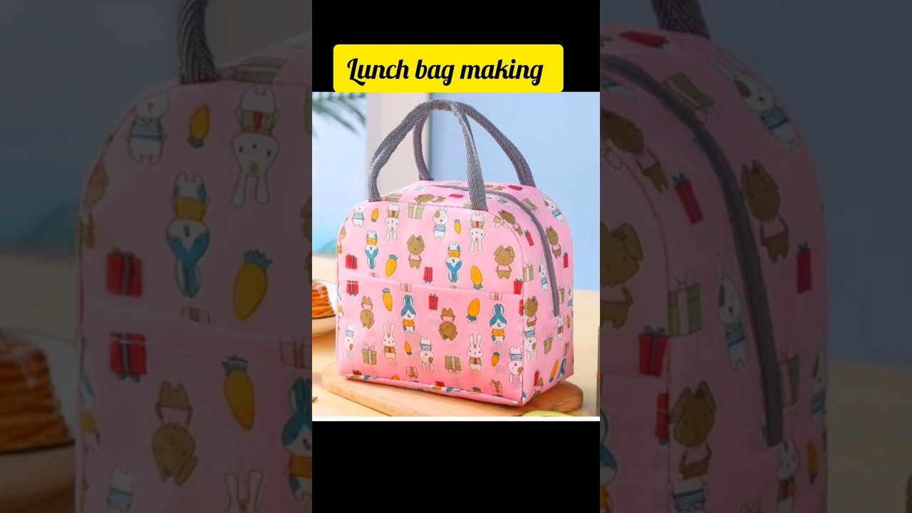 Lunch bag making at home / #handmade #diy #ideas