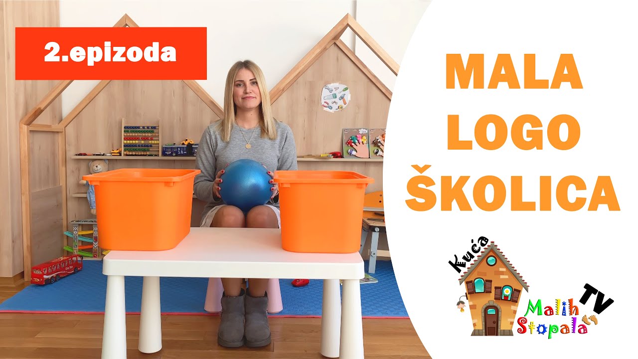 Vrtić kod kuće - Ep.2 - Mala logo školica - Pevaonica za decu - Kuća Malih Stopala TV