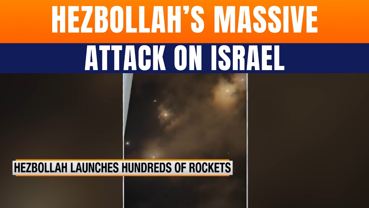 Hezbollah Fires 100 Rockets At Israel | Israel-Iran War LIVE | Iran Launches Heavy Missile Barrage
