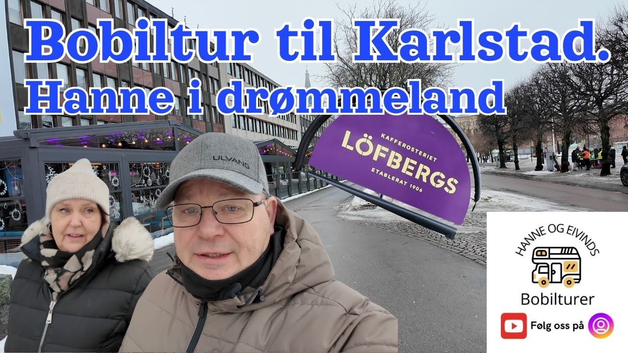 Endelig på bobil / Husbil tur igjen. Denne helgen til Karlstad ved Vänern.