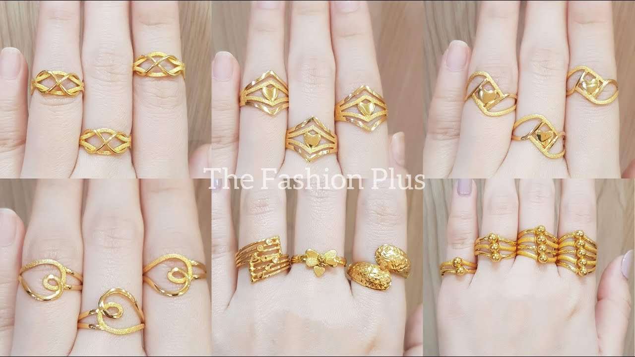Latest light weight gold RING design collection for making Ideas
