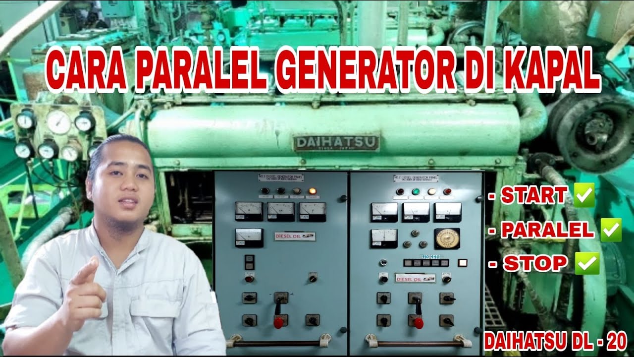 CARA MELAKUKAN PARALEL GENERATOR DI KAPAL