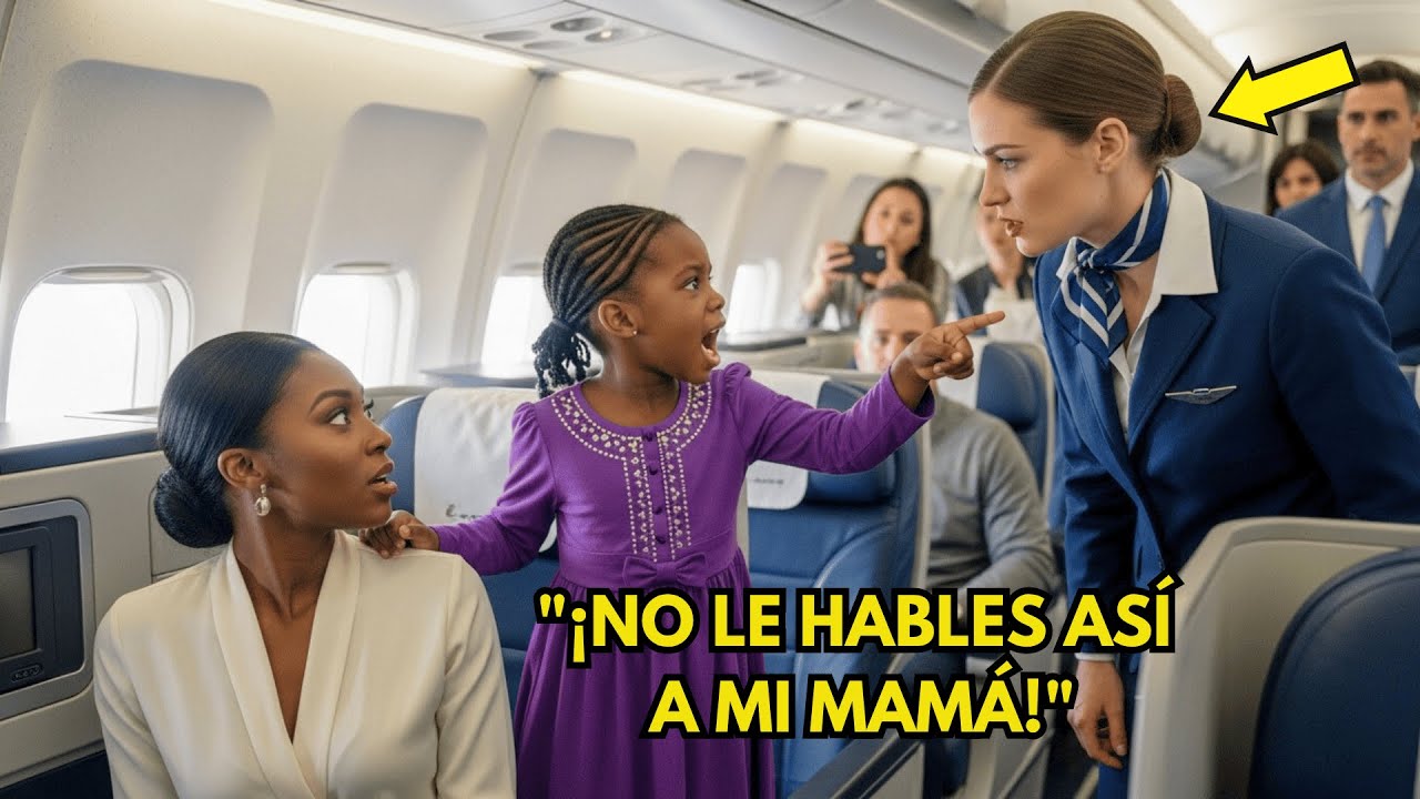 Azafata intentó abofetear a una mujer negra — Lo que hizo su pequeña hija impactó a la aerolínea
