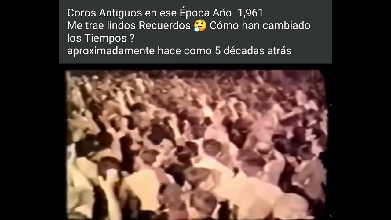 Así se alababa a Dios en los años 60